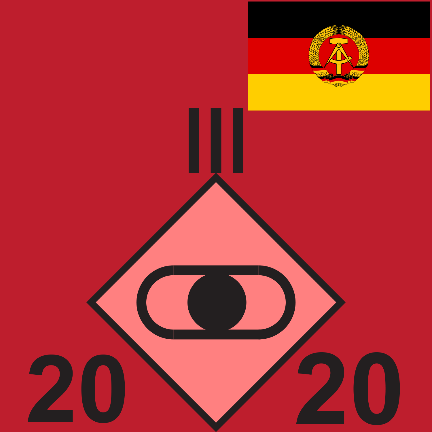 RED GDR 20 FAR 1989